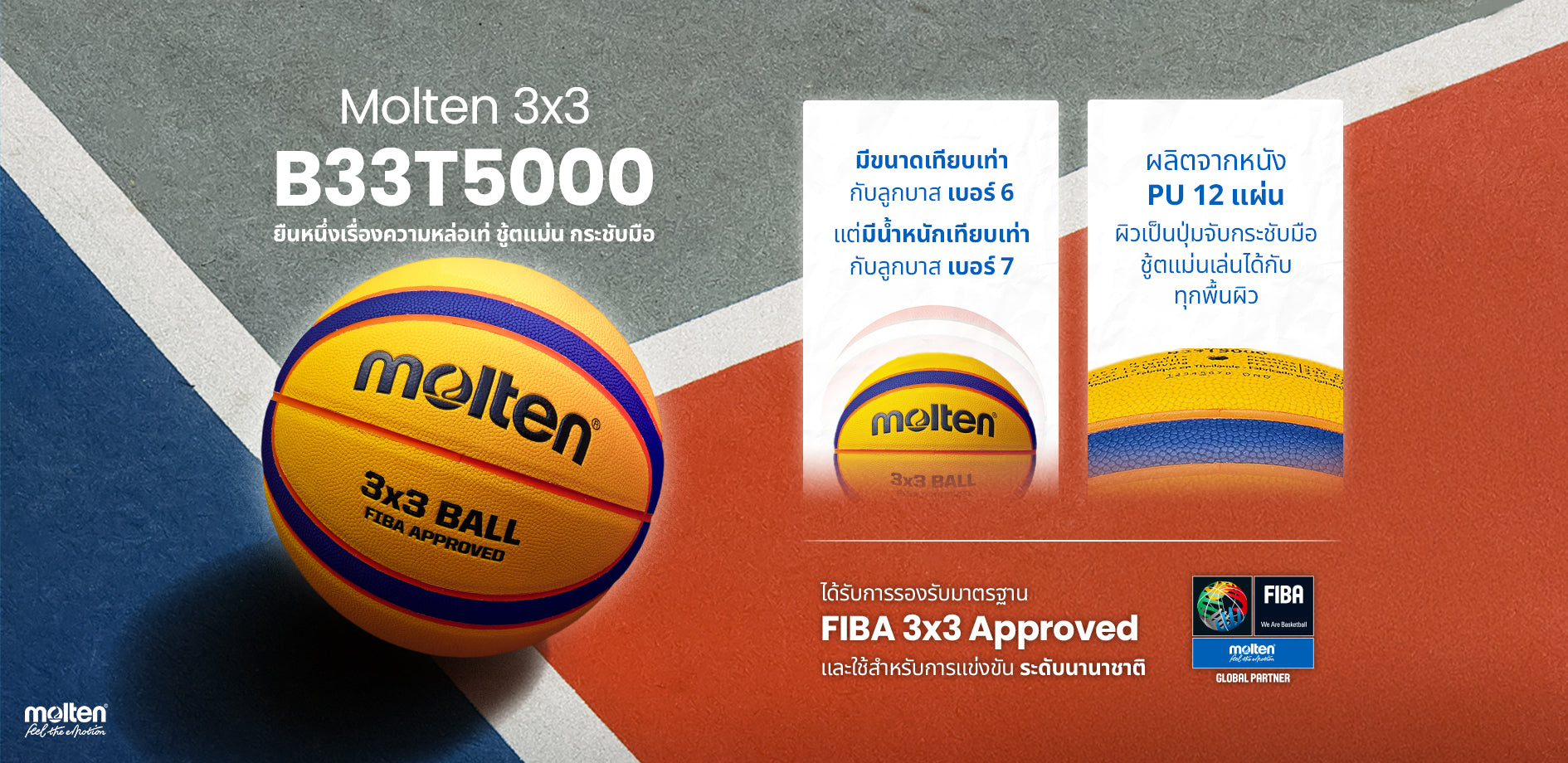 ลูกบาส 3x3 คืออะไร ต่างกับลูกบาสปกติยังไง