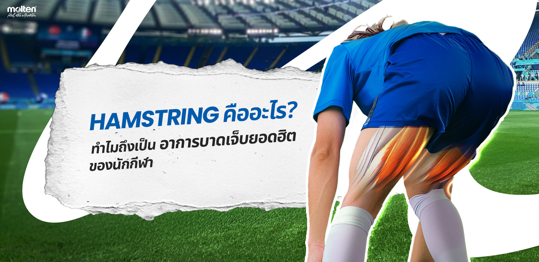 Hamstring คืออะไร? ทำไมถึงเป็นอาการบาดเจ็บยอดฮิตของนักกีฬา
