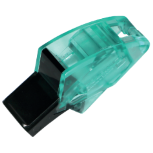 RA0080-CT นกหวีดผู้ตัดสิน Dolfin B สีฟ้าอมเขียว